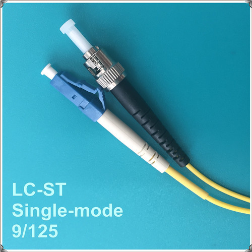LC-St 03m, PC Standard, Single-Mode Single Core 2.0 9/125 Fiber Optic Patch Cord