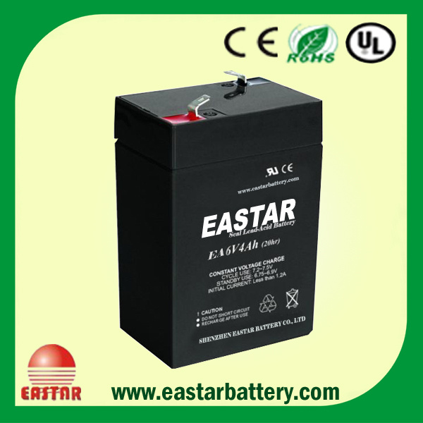 VRLA Battery 6V4ah Small Lead Acid Battery for UPS System