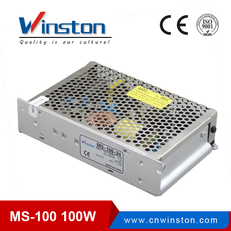 MS-100 Series Mini Size Single Output DC Power Supply with CE ROHS