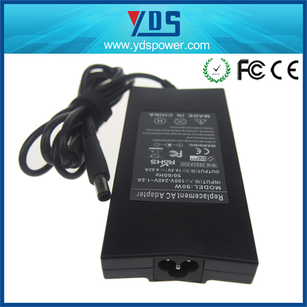 19.5V 4.62A 90W Slim Charger for DELL