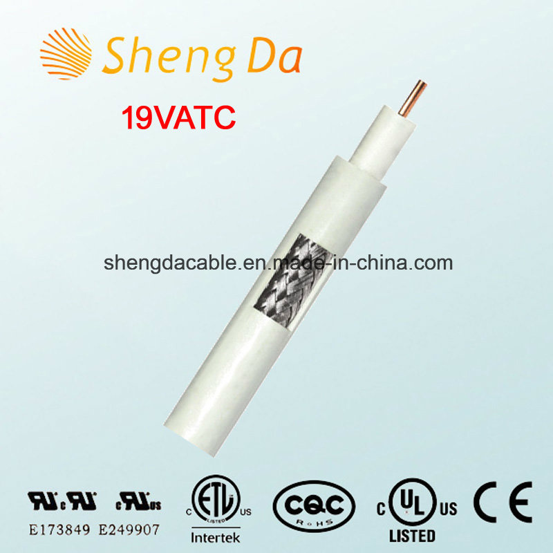 19vatc Digital CATV White Low Loss Coaxial Cable