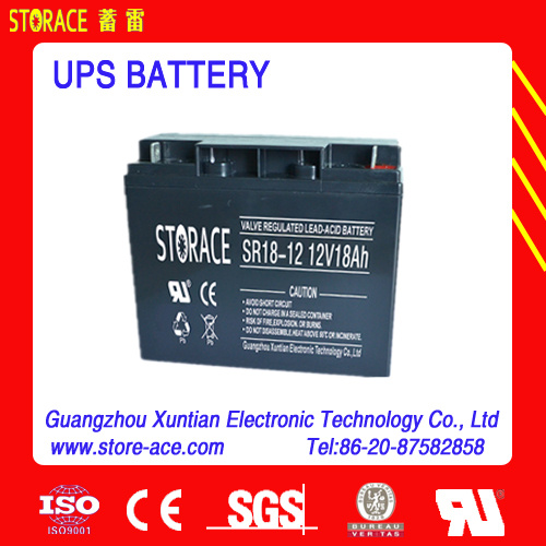 UPS Storage Battery 12V 18ah (Brand: Storace)