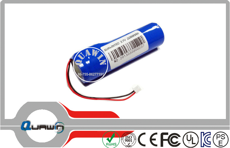 3.7V 2200mAh Lithium Battery Pack