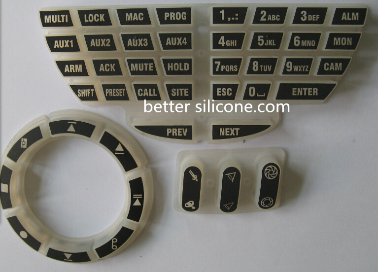 Silkscreen Silicone Rubber Keypad