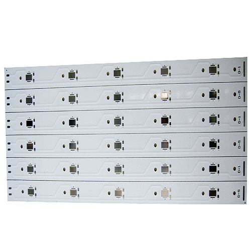 Aluminum PCB Board Double Sided Core 2W / Mk Thermal Conductivity Applied in Rgbled Lighting