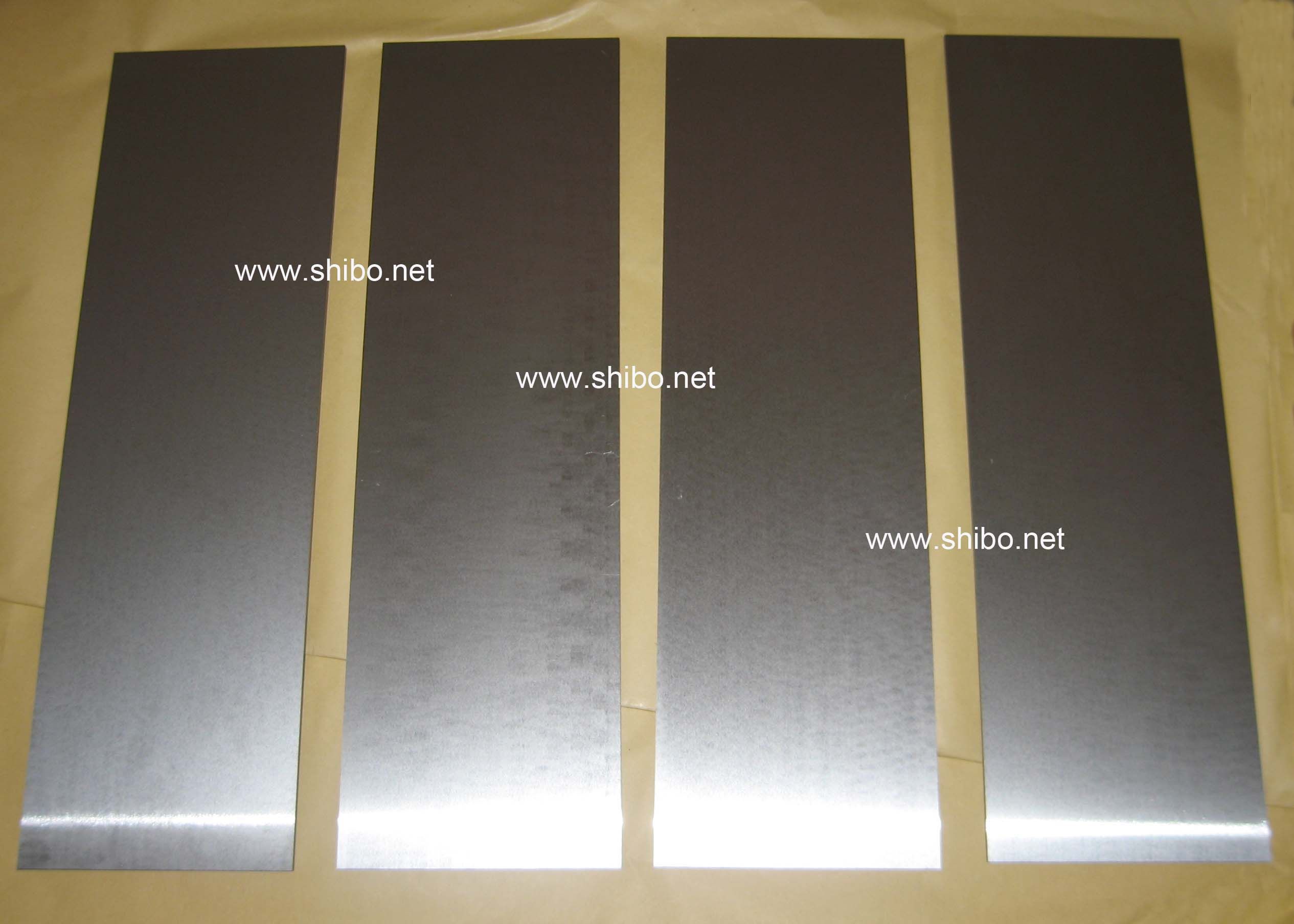 99.95% Pure Molybdenum Sheet (polished surface) , Moly Plate, Mo Foil