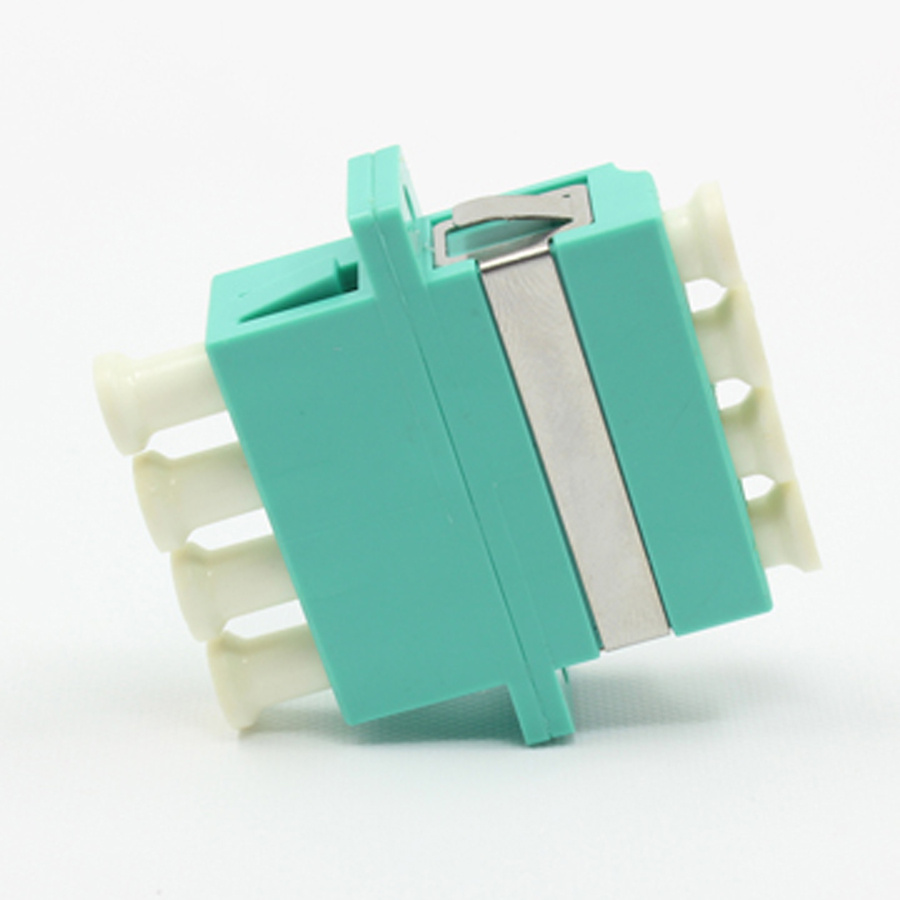 LC 4cores Aqua Fiber Optic Adapter