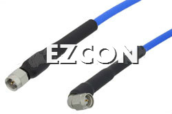 SMA Male to SMA Male Right Angle Precision Cable