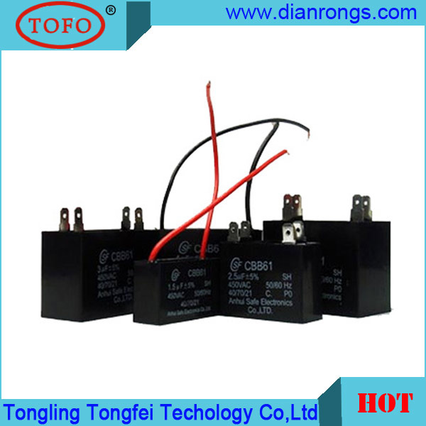 Fan Capacitor Cbb61 250VAC 3UF