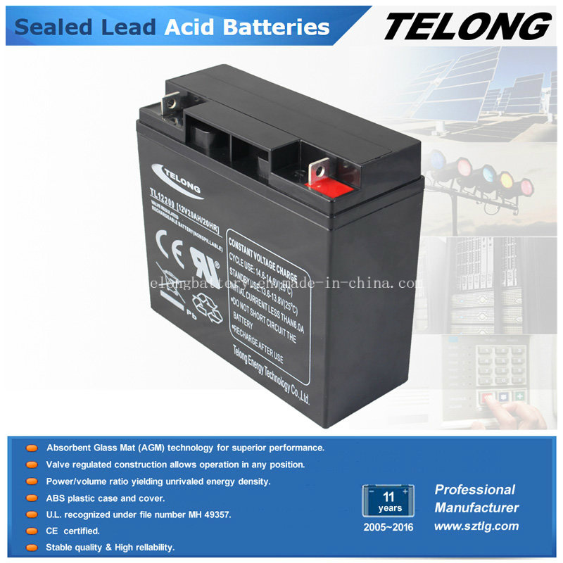 AGM Sealed Lead Acid Battery 12V 20ah