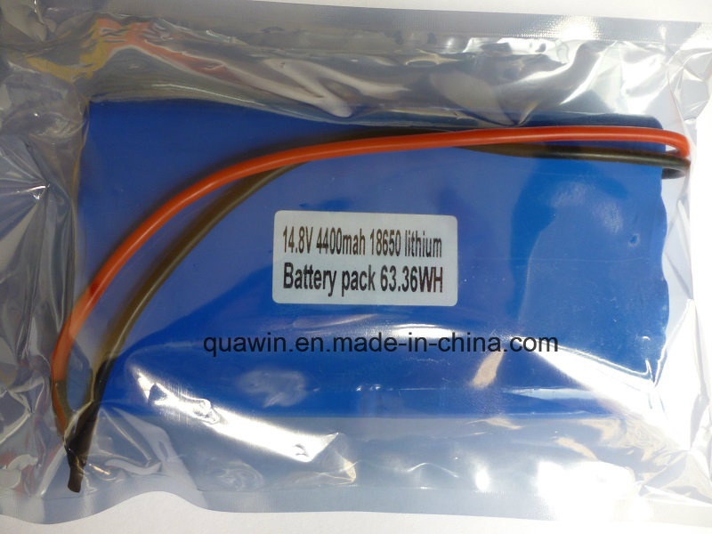 14.4V 4400mAh 18650 Lithium Battery Pack