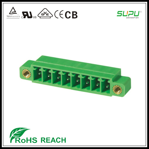 3.5/3.81mm Pitch Male Connector with Nut