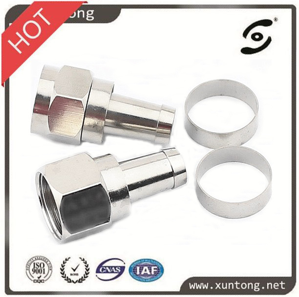 RG6 RF Connector with Copper Ring