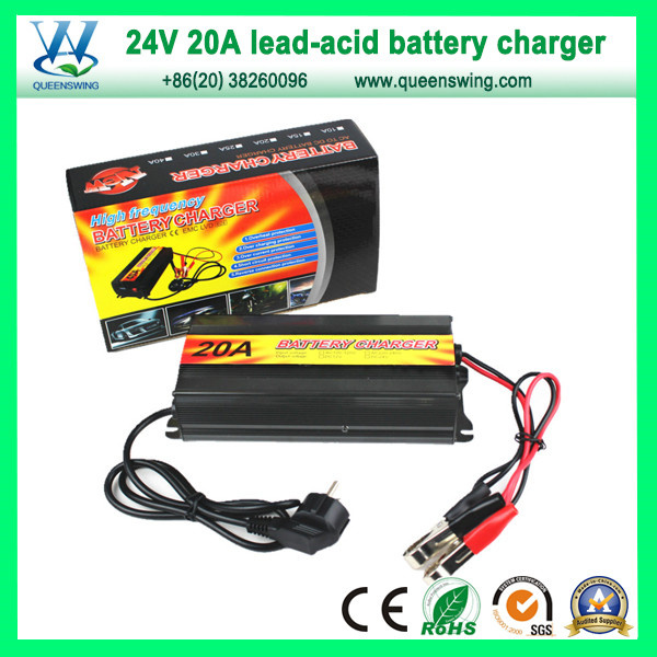 24V 20A Battery Charger with Reverse Connection Function (QW-682024)