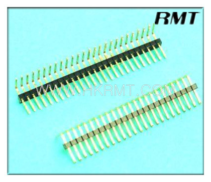 Pin Header 1.27 Single 90 Degree