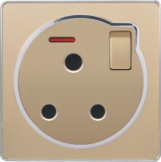 South Africa Standard Switch Socket with Neon