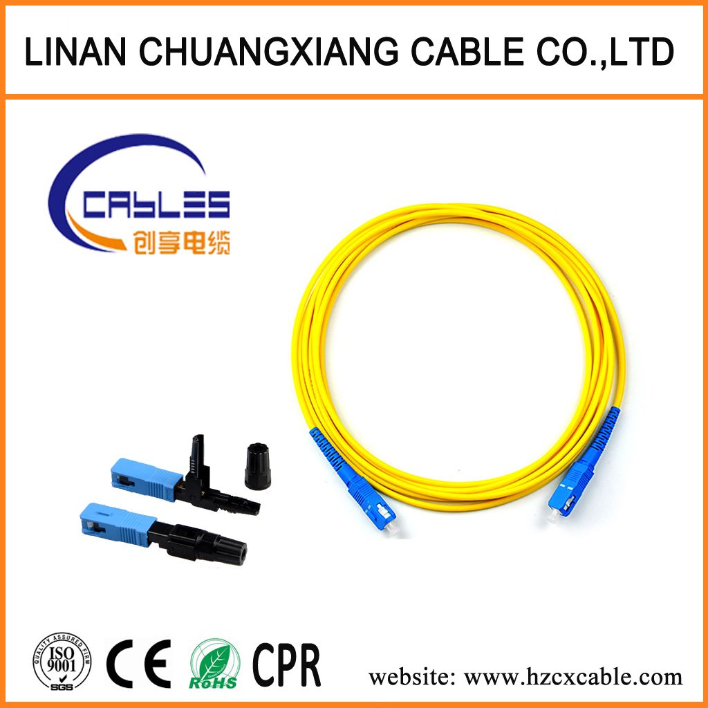 Optical Fiber Cable Patch Cord Sc-Sc Single Mode 1m