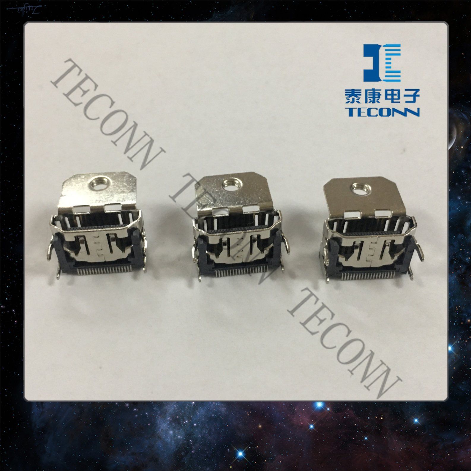 HDMI-a Type A111989-L Receptacle Connector