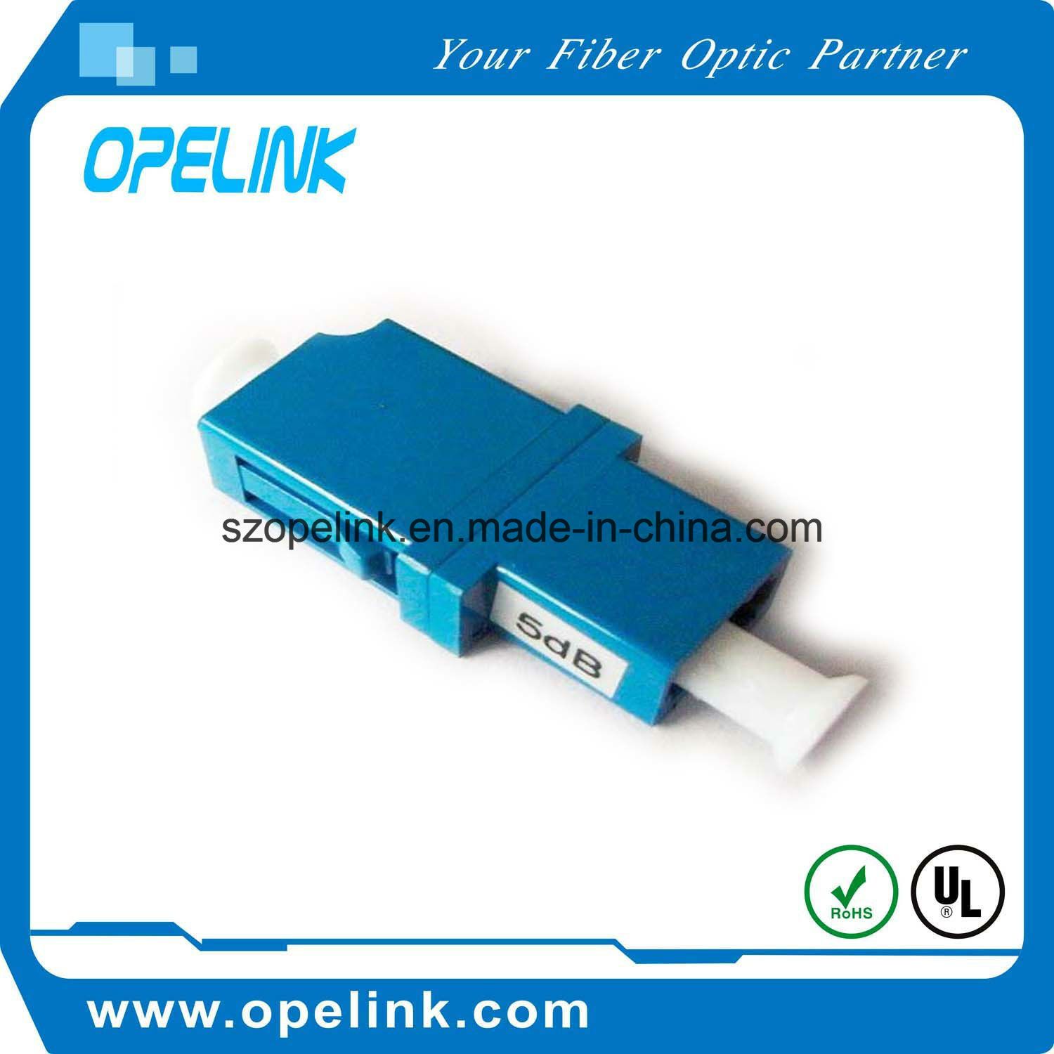 LC Fiber Optic Fixed Attenuator  (Bulkhead Type)