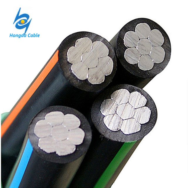 0.6-1kv XLPE Insulated Service Aerial Bundled Aluminum Overhead ABC Cable