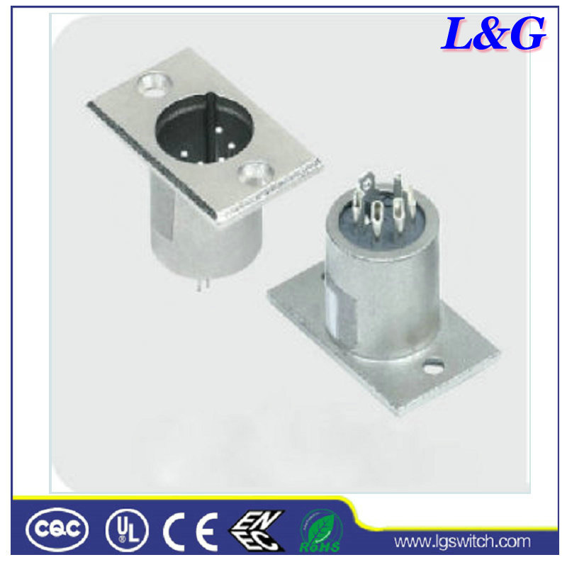 3 Pole Female Receptacle Used in Audio