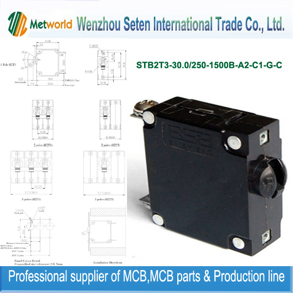 MCB Magnetic Circuit Breakers (STB2T3-30.0)