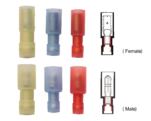 Nylon-Fully Insulated Bullet Terminals-2