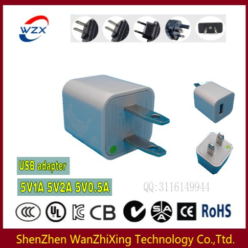 5V0.5A 5V1a 5V2a USB Power Adapter Apple Adapter 5W Adapter