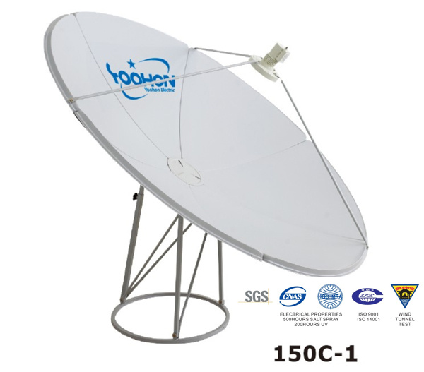 C Band Satellite TV Antenna 150cm