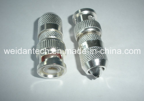 H. Q. Silver Plated BNC Plug