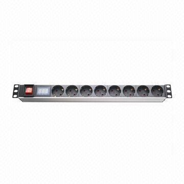 Germany Plug Socket 8-Way 16A PDU