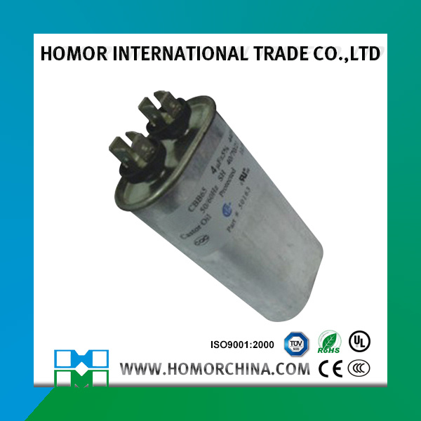 Cbb65 Capacitor Aluminum Case AC Dual Capacitor