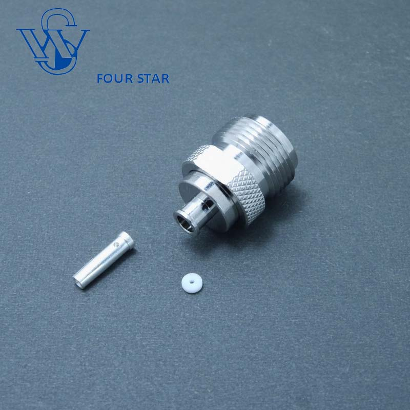 N Female Jack Solder Connector for Rg402 Cable