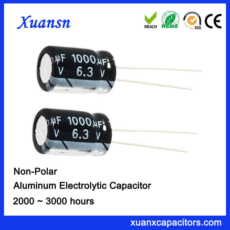 1000UF 6.3V Np Best Quality Electrolytic Capacitors