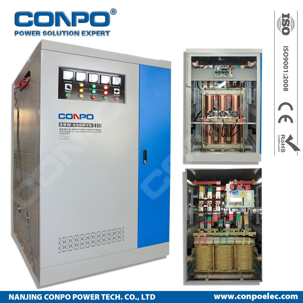 SBW-600kVA 3phase Industrial-Grade Compensated Voltage Stabilizer/Regulator
