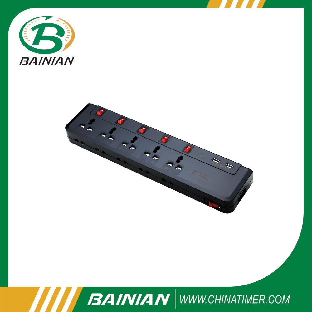 10 Way Universal Outlets Power Strip