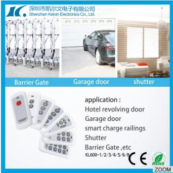 4 Buttons 433MHz RF Universal Wireless Remote Control Kl600-4