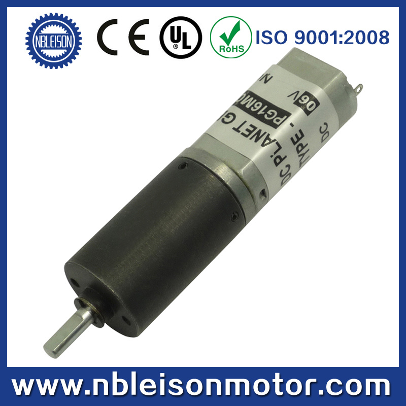 16mm 6V 12V 24V Micro DC Planetary Geared Motor for Shutters