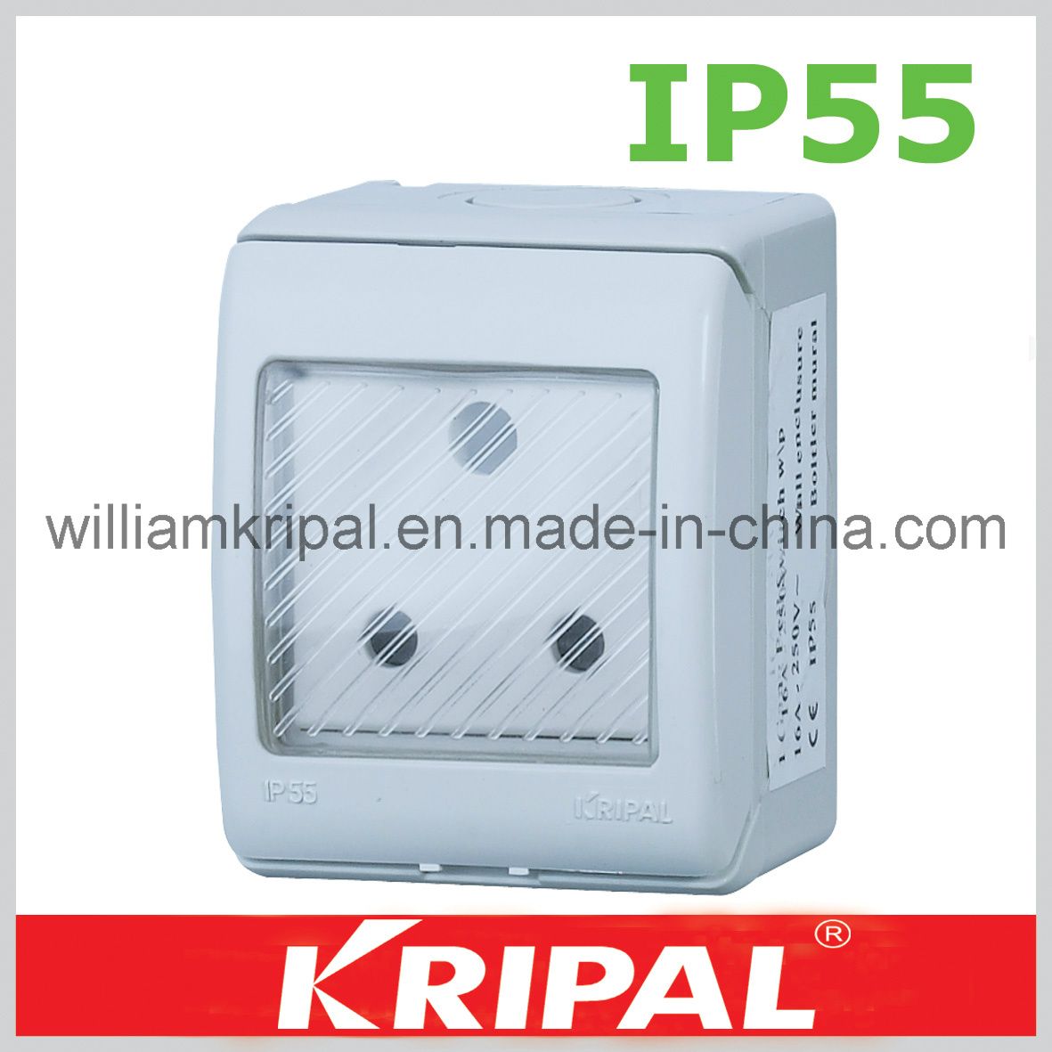 Africa 15A Round Pin Waterproof Socket