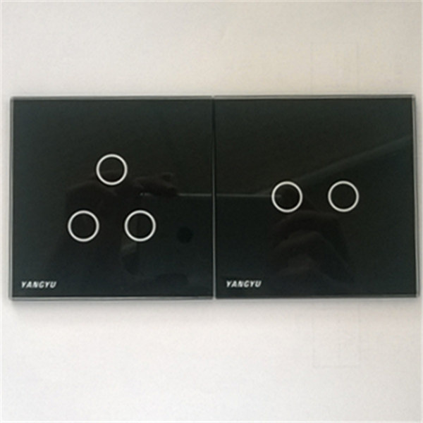 Glass LED Dimmer Switch Pane