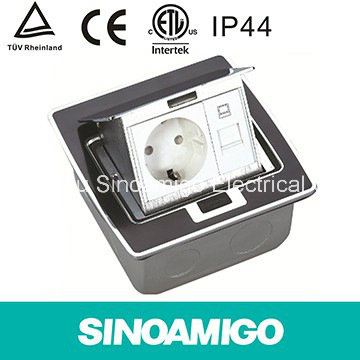 Magic Resin Plate Pop-up Rj Floor Outlet Box/Floor Box/Floor Socket