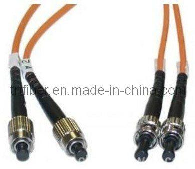 FC-ST Mm Duplex Fiber Optic Patch Cord
