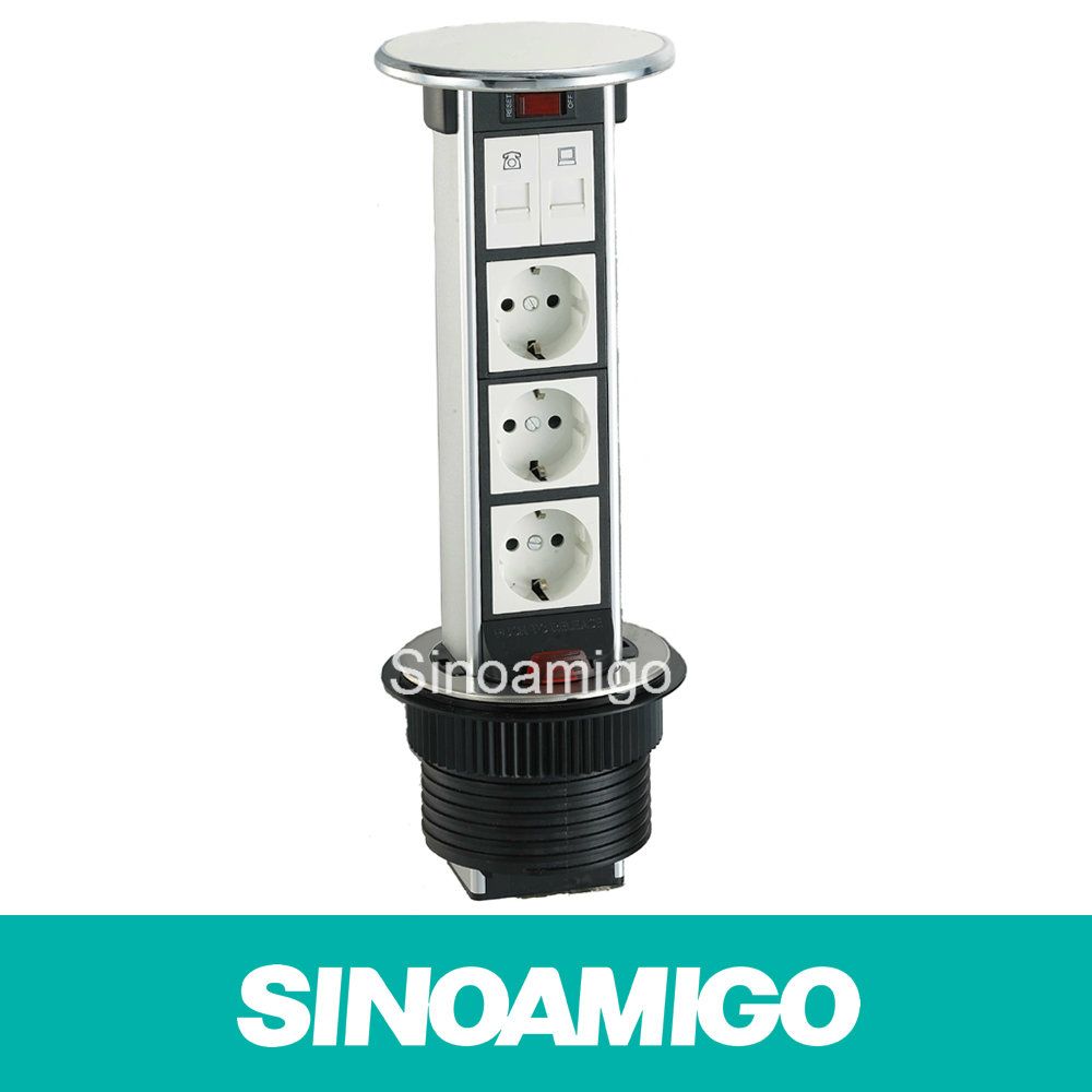 Hidden Tower Patch Panel Table Socket