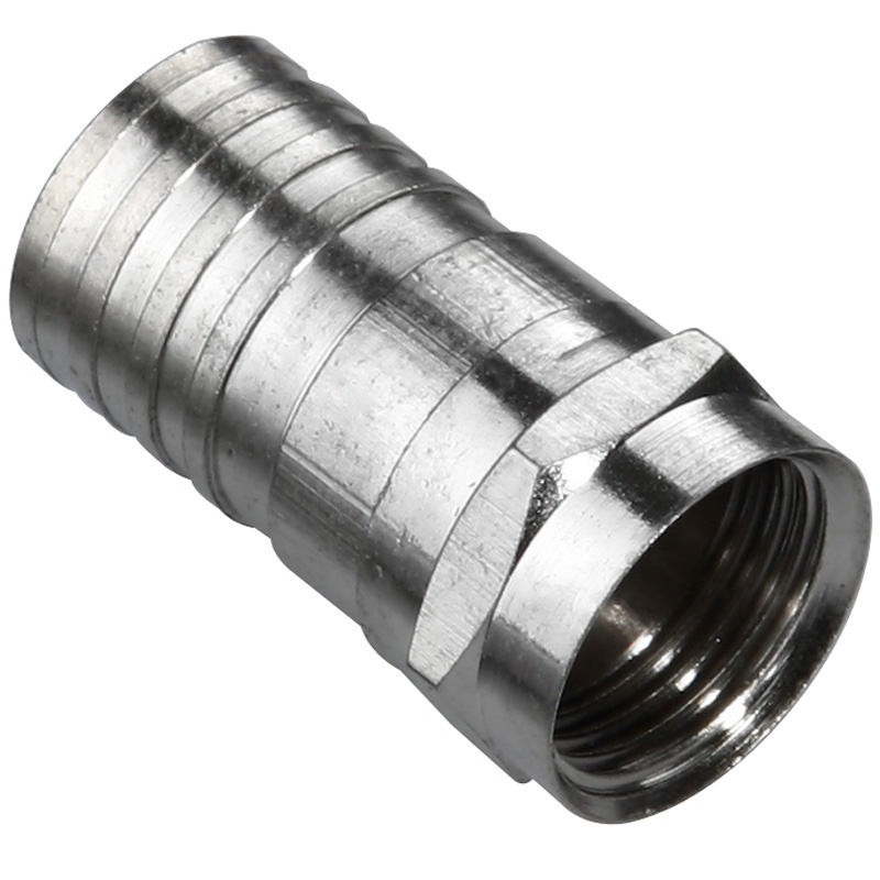 F Male Crimp Connector for TV Cable