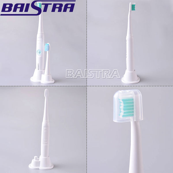 Electric Toothbrush with Soft and Hard Brush Head