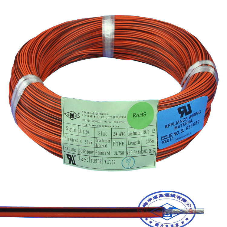 UL1180 Soft PTFE Teflon Insulated Electric Wire