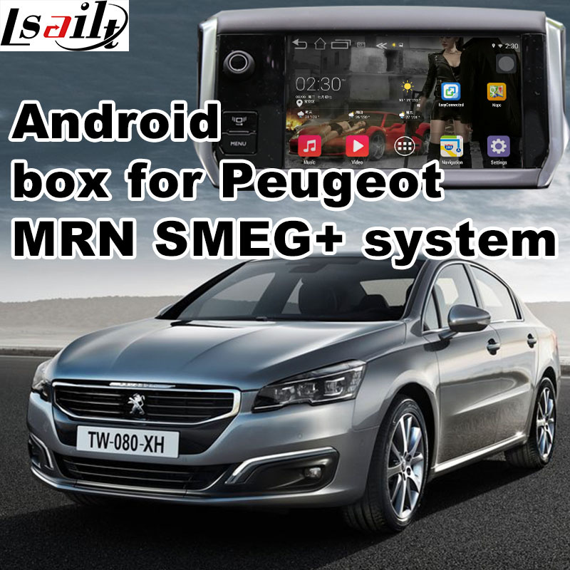 GPS Android Navigation Box for Peugeot 508 Smeg+ Mrn Video Interface