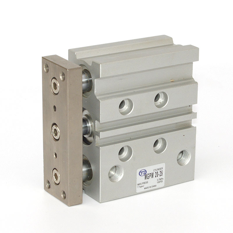 Three Shafts Slide Pneumatic Cylinder