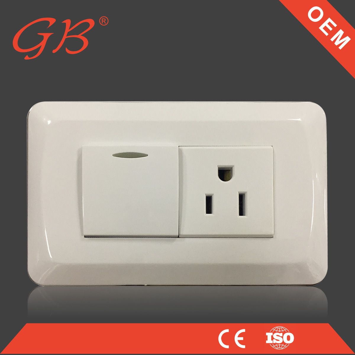 OEM South American Universal Electrical Wall Socket Switch
