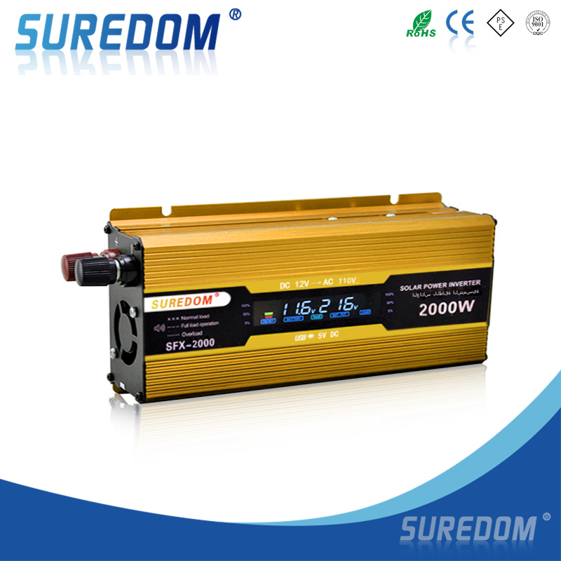 off Grid Inverter 12V 110V Power Inverter with Digital Display Converter